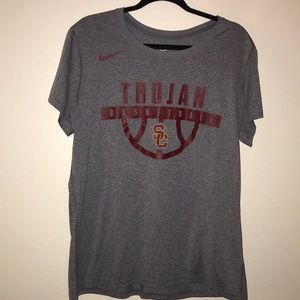 XL USC Basketball Nike Dri-fit Short Sleeve Top